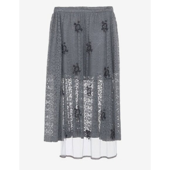 Stella McCartney Dresses & Skirts - Stella McCartney embellished lace high-low skirt